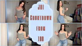 JOI Countdown from 100 with Queen of teasing