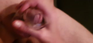 Letting cuckold cum after 3 weeks in his sissy chasiy cage