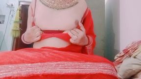 indian gay crossdresser real xxx sex in red saree hard fuck