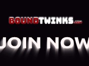 Bound Twinks - Shy slut Chris gets bred and used hard by dom top Tyler