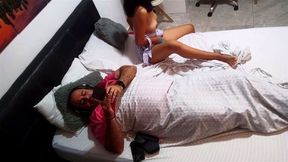 I masturbate with my stepfather until cum