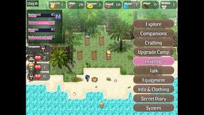 the castaway married gal s netorare story [ ntr hentai game pornplay] ep.4 hot blonde got stuck in a hole on the beach