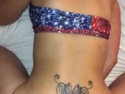 Smh I’m so surprised she can take this bbc doggy! Took this 9 inch girth horse cock like the champ