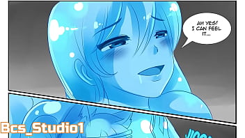 Slime Vore Absorption - Giantess Growth Breast Expansion  Hentai