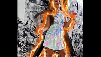 Sra Ker descontraindo antes do programa.