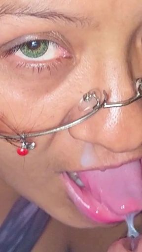 Using my belly to get cum   Clip 2