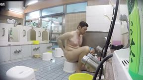 Chubby Japanese Daddy in Sentou 01