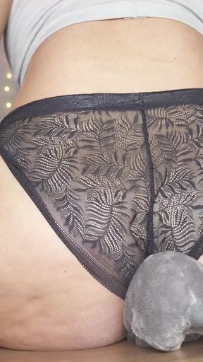 Squeezed Under Giantess Babysitter's Big Smelly Ass