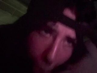 Sucking on his head until that guy cums in my throat