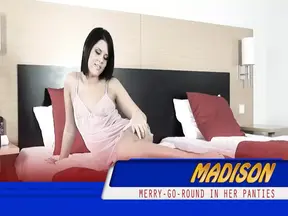 Network babe Madison gets juicy and wet puffy