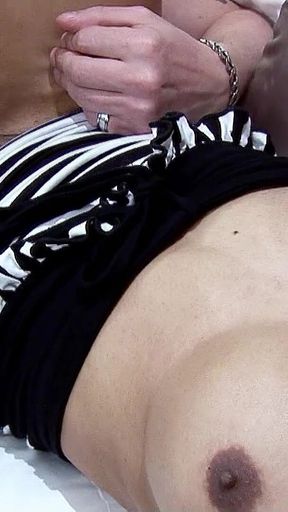 Guy with Fat Cock Fucks Latina Tranny in the Ass for the First Time on Vacation