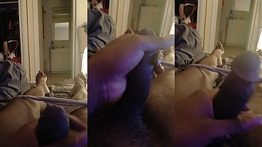 Goonette playing in bed.