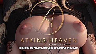 New Waitress, Old Crush - Hot Tattooed Babe Gets Fucked At Work - [POV][VIRTUAL SEX][AI]