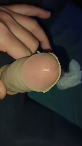 Cumming inside high spandex tights   Clip 2