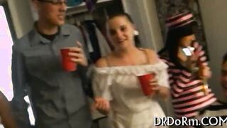 Homos Tear Up Backside Crevasses: Wild Soiree turns into a wild ass party with HD reality porn