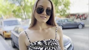 PutaLocura- Rusa preciosa es convencida por la calle para que haga sexo