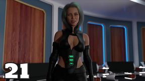 Bossy Space Girl Dominates With Busty Curves And Sexy Outfits In 3D Hentai Game