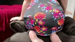 Red Panties Going up the Ass