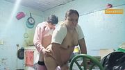 La sorprendo preparando el desayuno, tuvimos sexo y casi nos cachan en medio de todo