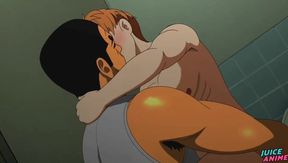 Bear Daddy ruins Christian twink sniffing his stinky underwear raw anime bareback