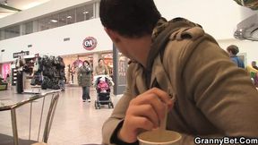 Ravishing Grandma gets picked up and smashed hard by a younger stud