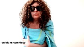 Lucy caned for wearing naughty panties