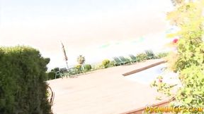 ”Bukkake bitch Kaiya Lynn gets a cum facial”