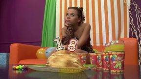 cute sunny celebrates her birthday and gets a good fuck as a gift vm045