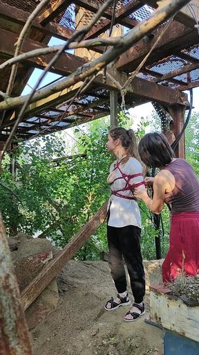 Shibari Princess Goes Outside