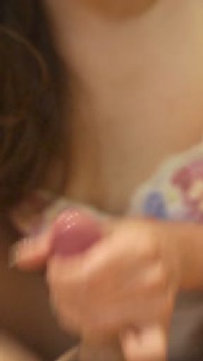 ４日溜めたの？おちんちんぱんぱんですぐでちゃうね♡