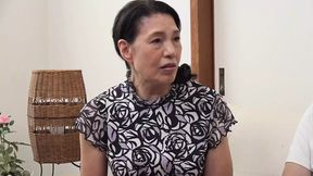 Grandma with big tits eats her family's dicks