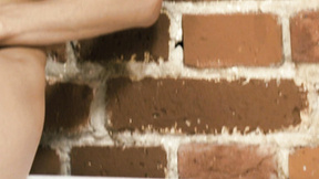 ”Curly-haired Rebel Lynn rubs her soaking wet cherry”