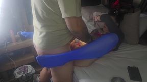hot pregnent 19 year old stepsia gets massive creampie