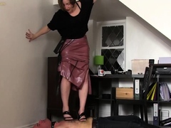 Ally kay femdom and foot fetish with horny boyfriend