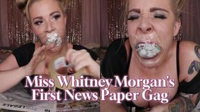 Miss Whitney Morgan’s First Newspaper Gag