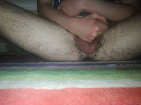 I cums at night in my room.