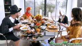 Savory stuffing served with sloppy seconds, four-star buffet of bodily fluids