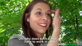 Brunette Latina Sucks Dick Hard