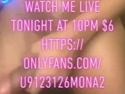 Watch me live!!