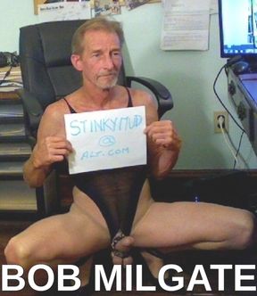 ROBERT R MILGATE A FREAK IN A SHEER  TAN PANTYHOSE AND HEELS