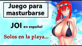 Curvy Bestie Seduces You with Steamy Spanish JOI by Ocean Waves