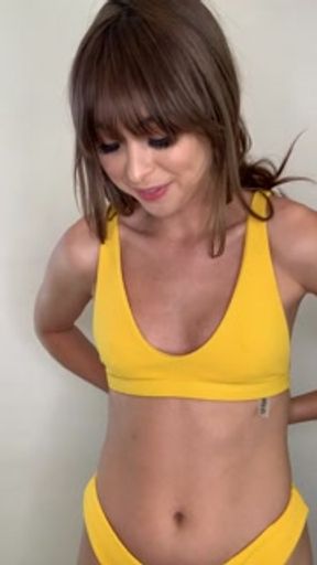 Riley Reid Bikini Try On