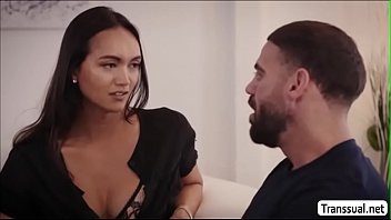 TBabe Andrea finally sees dudes bigcock