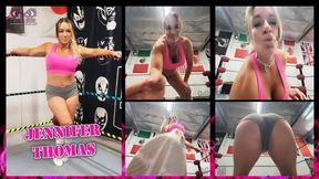 1215-Jennifers POV Victory Dance - In ring