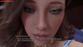 Big Natural Boobs Sucking and Titfuck Cumshot Betwen Tits - Hp 22 3D Porn Game