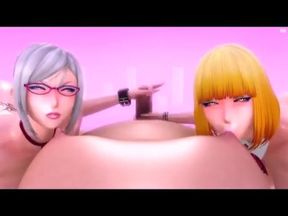 Prison School - BDSM Threesome 【Hentai 3D】