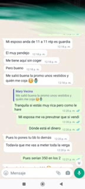 LA VECINA LATINA MARY SE PUSO MUY CALIENTE Y ME MANDA FOTOS