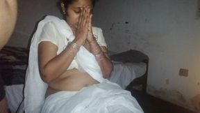 Back From Kovil and I Was so Scared I Miss Her Sexy Body Outside Her Roomc