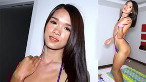 Skinny Thai femboy teen amazing POV anal sex after a hot blowjob