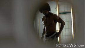 Spying On BBC'_s Hot Shower And Caught